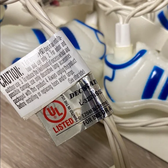 Adidas White and Blue Shoe String Lights royal blue eggshell vintage - Picture 6 of 10